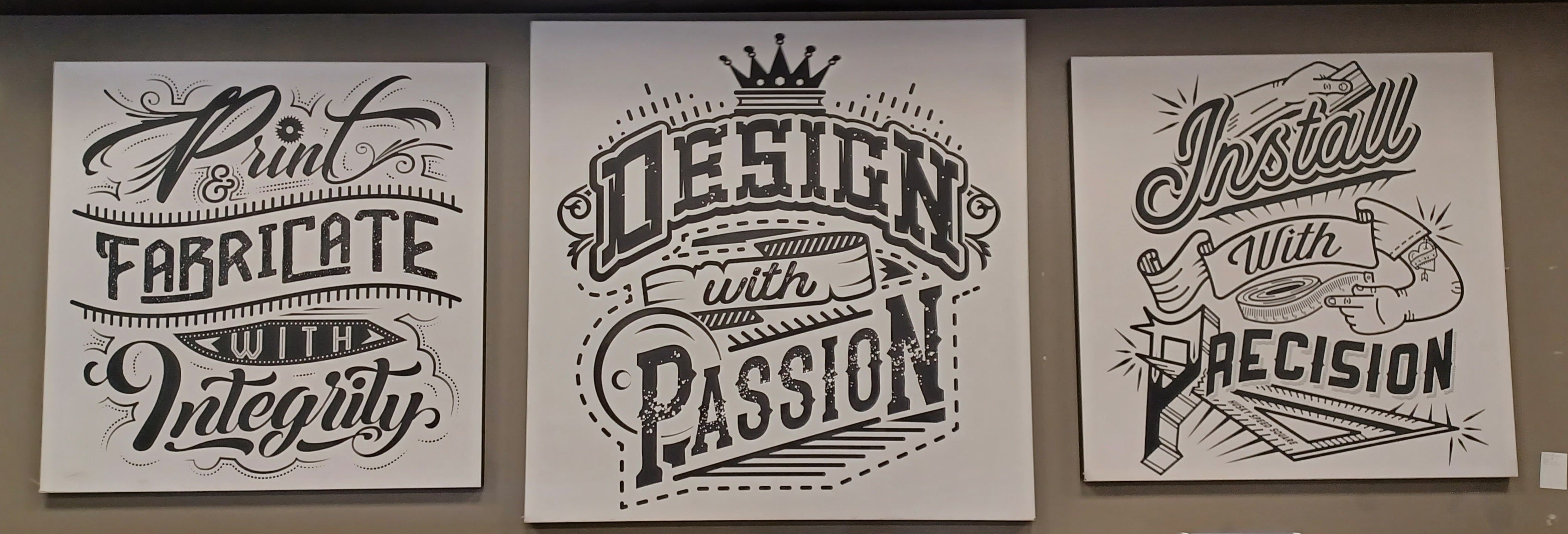 Picture of Husky Creative's Custom Interior Business Signage