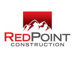 RedPoint Construction Logo custom design by Husky Creative