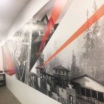 Wall mural design and installation