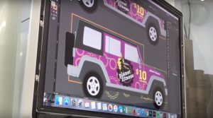 planetfitnesswrap 300x167 - What Information Should You Include in Your Vehicle Wrap Design?