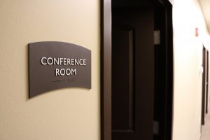 shutterstock 752566549 300x200 - ADA Compliant Conference Room Sign
