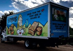 fleet box truck wrap bobos 300x210 - For Custom Branding Solutions, Choose Husky Creative