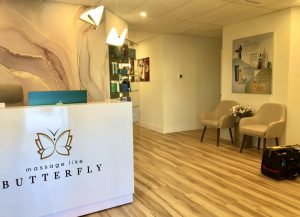 massage like butterfly reception 300x217 - Custom Interior Signs to Create The Perfect Office Environment