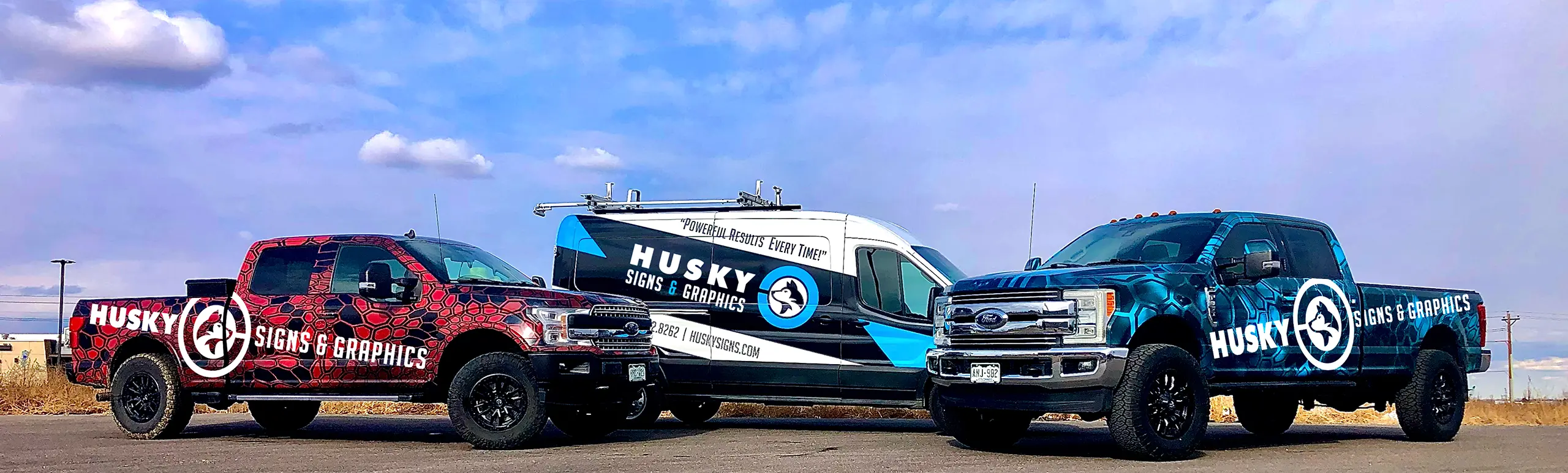 Husky Signs Fleet Photo